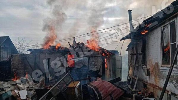 Последствия удара ВСУ по селу Теткино в Курской области