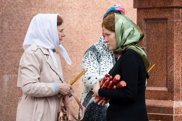 Благодатный огонь в Симферополе