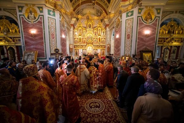 Благодатный огонь в Симферополе