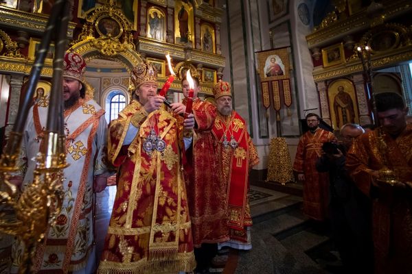 Благодатный огонь в Симферополе