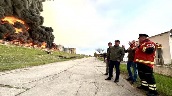 Пожар в Севастополе