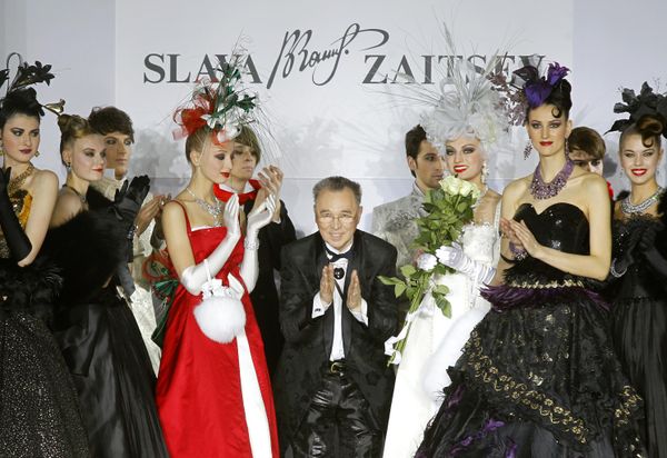 Модельер Вячеслав Зайцев в Конгресс-центре World Trade Center Moscow во время открытия Russian Fashion Week