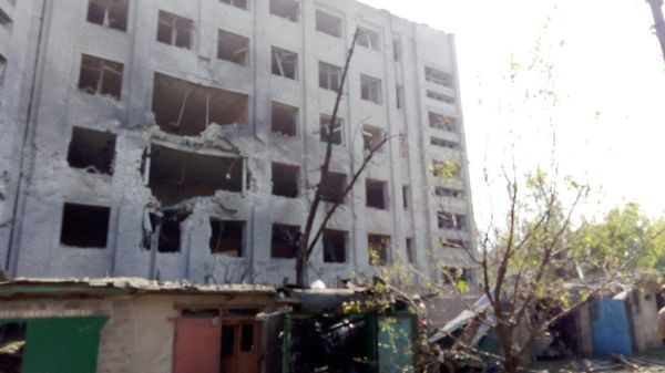 Обстрел Луганска