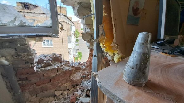Последствия обстрела Ясиноватой в ДНР