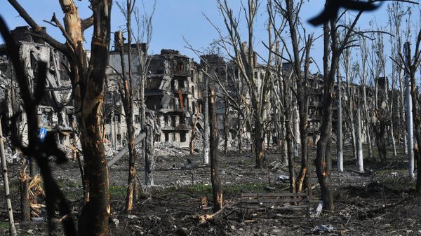 Разрушенные дома в Артемовске