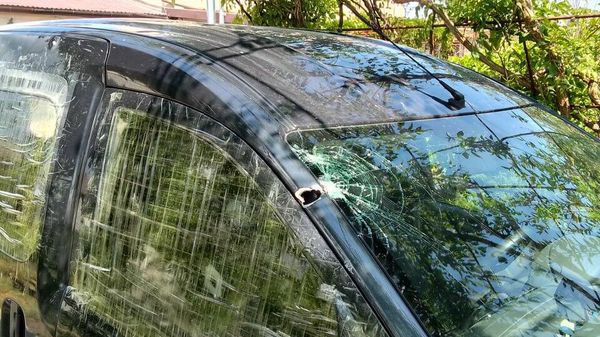Последствия обстрела ВСУ села Корсунки Херсонской области