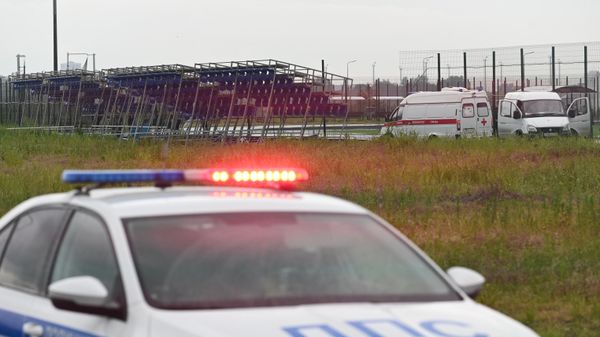 Обрушение трибуны на территории Гребного канала в Ростове-на-Дону