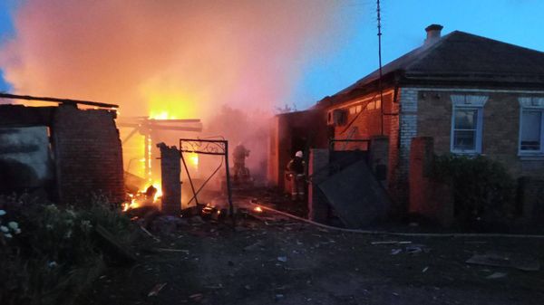 Последствия удара ВСУ из Градов по селу в Белгородской области