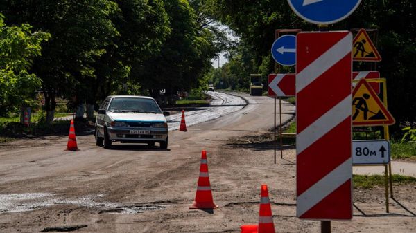 Ремонт дорог в Чаплынском районе Херсонской области