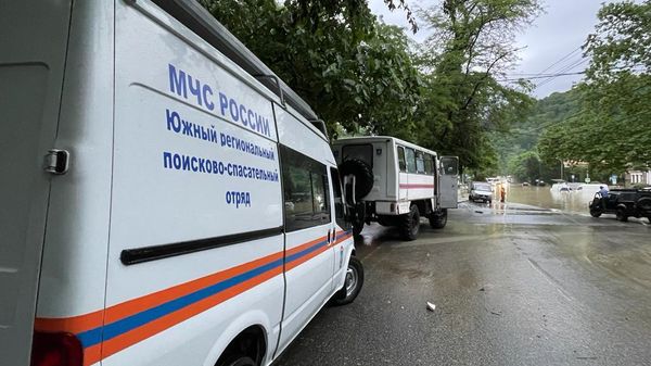Ликвидация последствий разлива реки Мацеста в Сочи