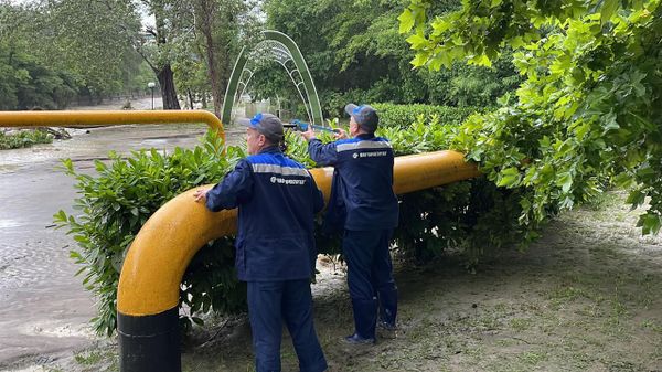 Ликвидация последствий разлива реки Мацеста в Сочи