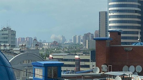 Последствия прилета украинских снарядов по Киевскому району Донецка