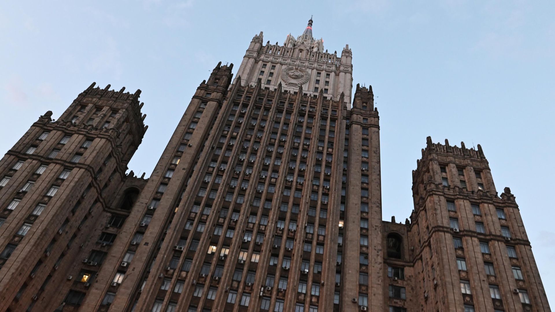 Здание Министерства иностранных дел РФ в Москве. - РИА Новости, 1920, 27.11.2024