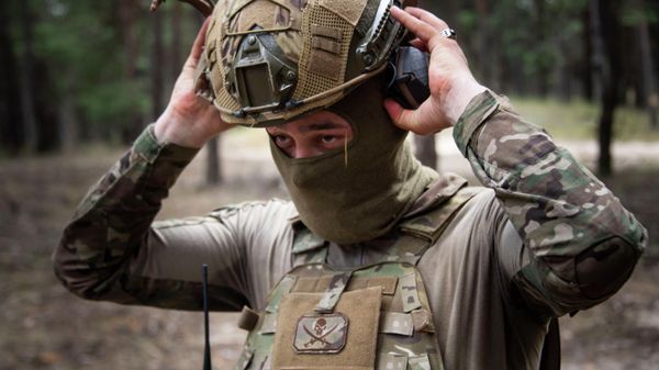 Боец РФ в зоне СВО