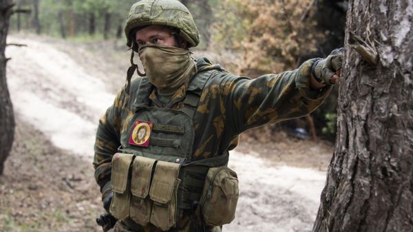 Боец РФ в зоне СВО
