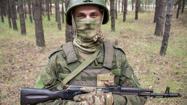 Боец РФ в зоне СВО