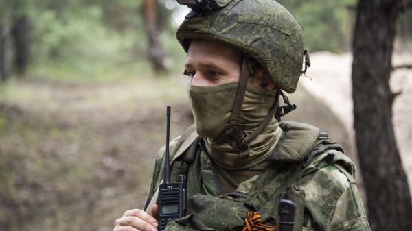 Боец в зоне СВО