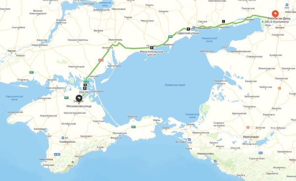Альтернативный маршрут в Крым Альтернативный маршрут в Крым