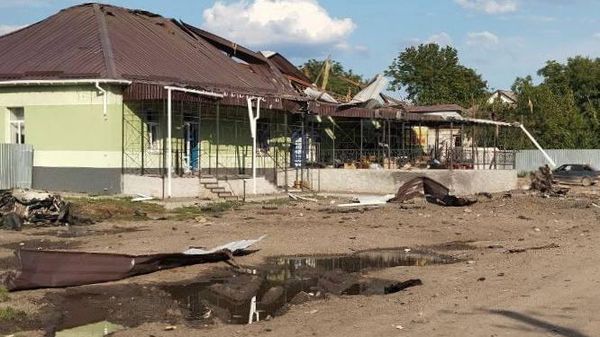 Результат обстрела ВСУ села Басань Пологовского района