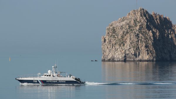 Катер береговой охраны в Крыму
