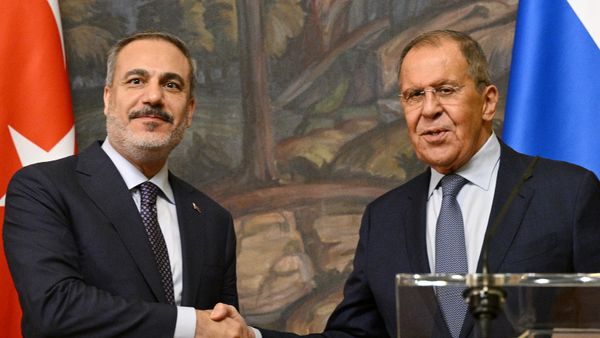 Встреча глав МИД РФ и Турции Сергея Лаврова и Хакана Фидана
