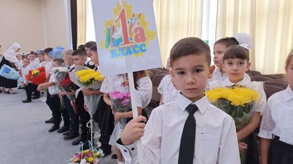 На открытии новой школы в Симферопольско мрайоне