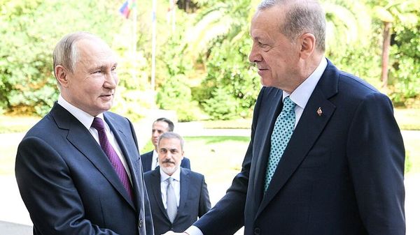 Встреча Владимира Путина и Реджепа Тайипа Эрдогана  в Сочи