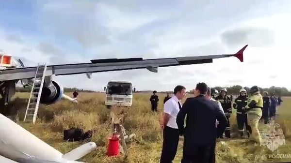 Пассажирский самолёт совершил вынужденную посадку в Новосибирской области 