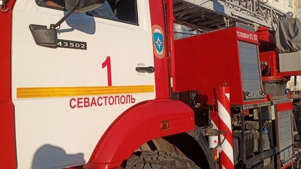 Пожарная машина в Севастополе