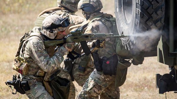Учения военных в Крыму