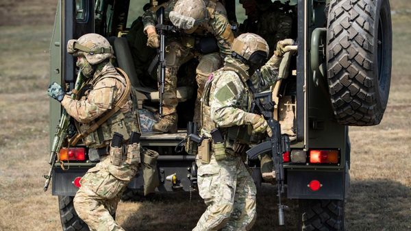 Учение военных в Крыму