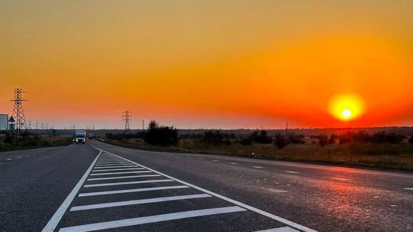 Запорожская область. Дорога в Крым