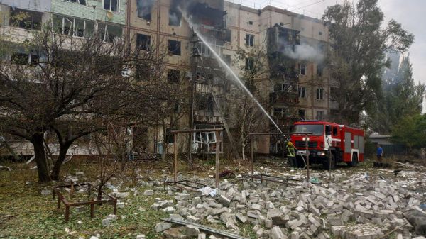 Обстрел мирных районов в Новой Каховке