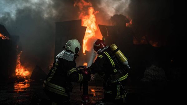 Украинские пожарные