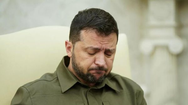 Владимир Зеленский во время встречи с Джо Байденом в Белом доме