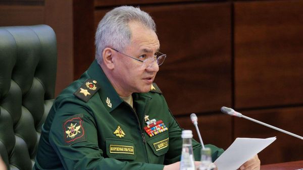 Сергей Шойгу на заседании Коллегии Минобороны России