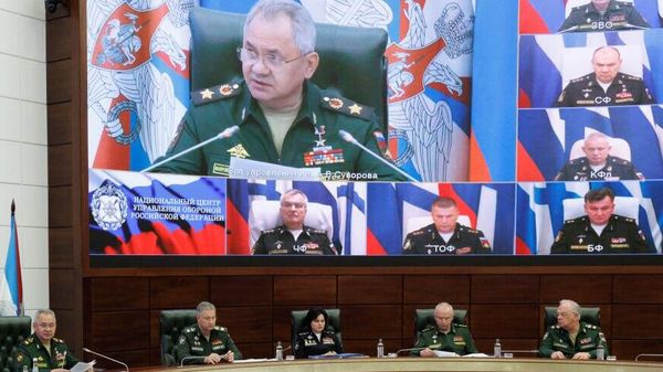 Заседание Коллегии Минобороны России