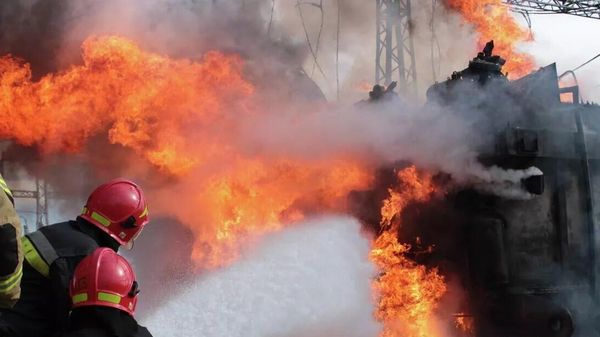 Украинские пожарные