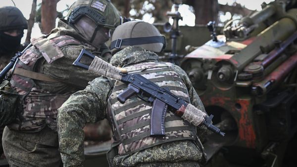 Боевая работа 152-мм пушки 2А3б Гиацинт-Б 
