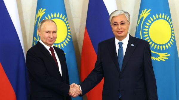 Визит президента РФ В. Путина в Казахстан