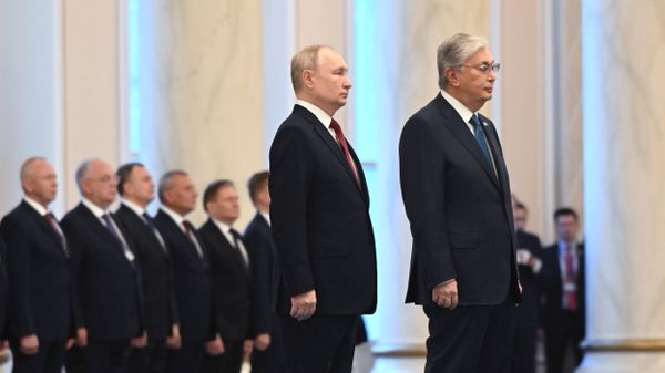 Визит президента РФ В. Путина в Казахстан