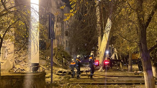 Обрушение жилого дома в Астрахани