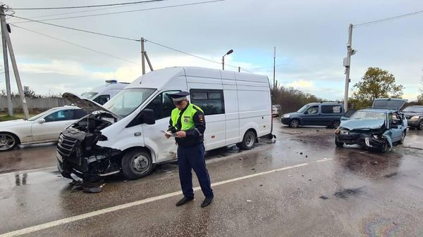 ДТП на подъезде к Каче в Севастополе
