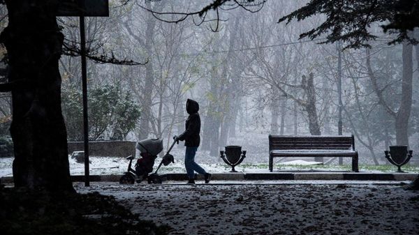Снег в СИмферополе