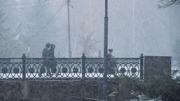 Снег в СИмферополе
