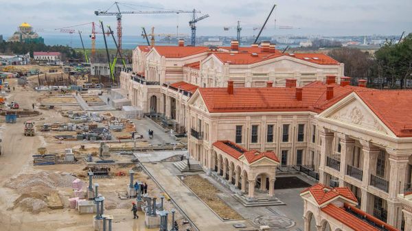 Строительство историко-археологического парка Херсонес Таврический