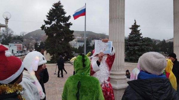 Новогодний забег в Керчи