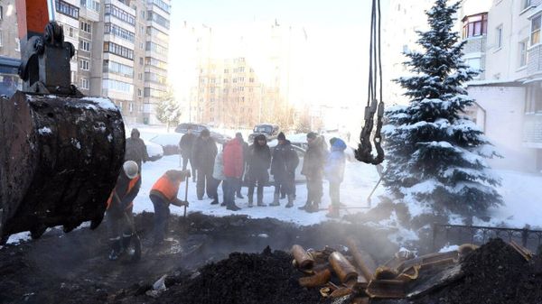 Последствия удара ВСУ по городу Железногорск в Курской области