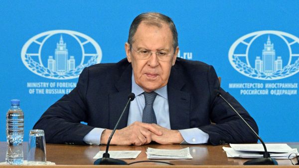Пресс-конференция главы МИД РФ С. Лаврова