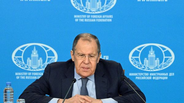 Пресс-конференция главы МИД РФ С. Лаврова